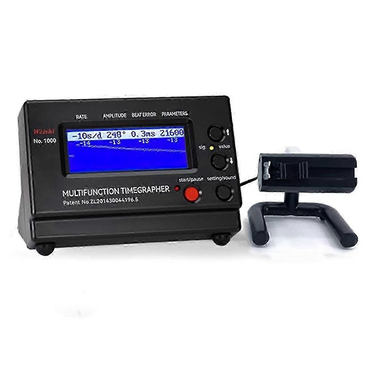 WeiShi,EU Plug,No.1000 Timegrapher Watch Testing Tool Watch Tester for Repairers Hobbyists Watch Tes