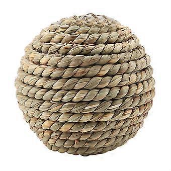 Natural Wild Vetch Toy Playing Ball Parrot Rabbit Chewing Exercise Toys Training Tool 10cm