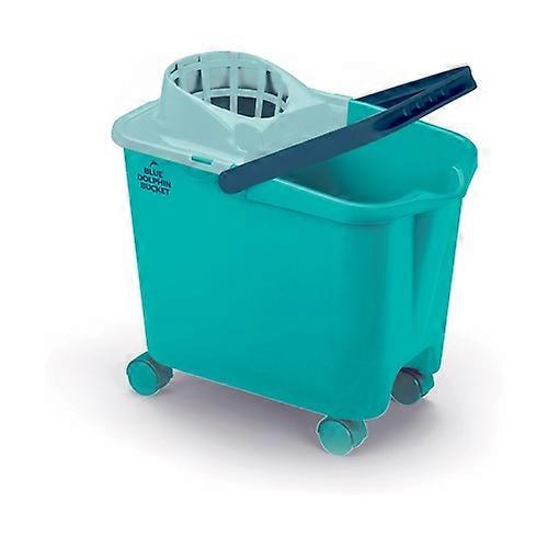 Recycled blue dolphin rolling bin 1 unit