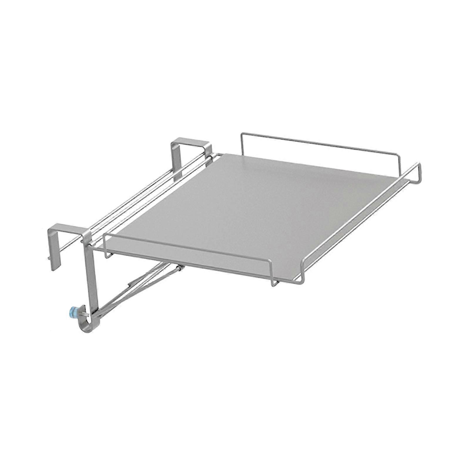 Cabinet Door Storage Rack Kitchen Accessories Space Saving Anti Slip Folding