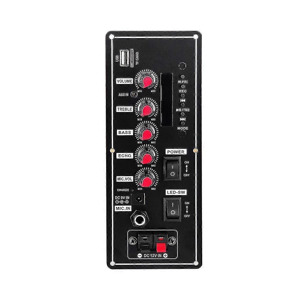 7,4 V Verstärker Bord Square Dance 2X10W Lautsprecher Verstärker Unterstützung Bluetooth AUX U-Disk 5-8 Zoll Spea