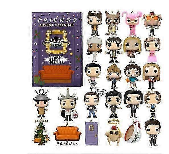 2025 Friends Advent Festival Blind Box Χριστουγεννιάτικο δέντρο Διακόσμηση Ακρυλικό μενταγιόν