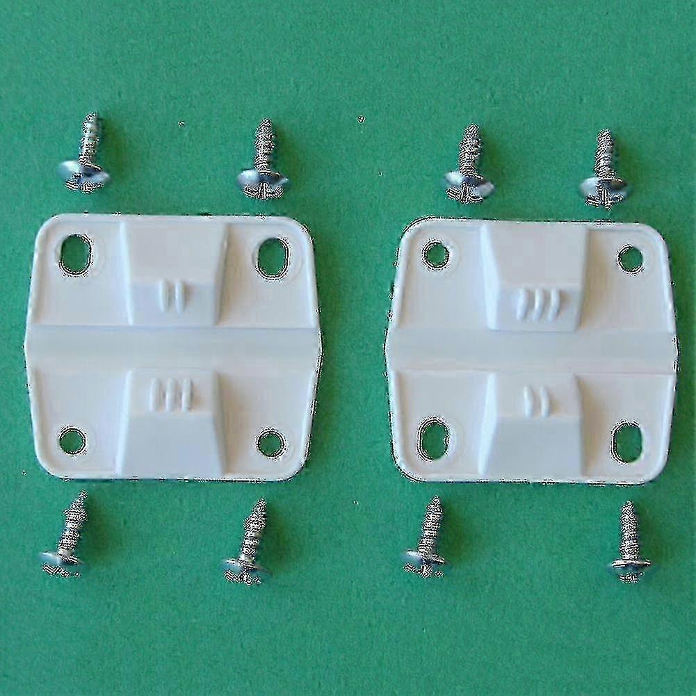 Coleman Cooler Hinge Replacement Set - 2 Plastic Hinges & 8 Screws for Model 5283-1141