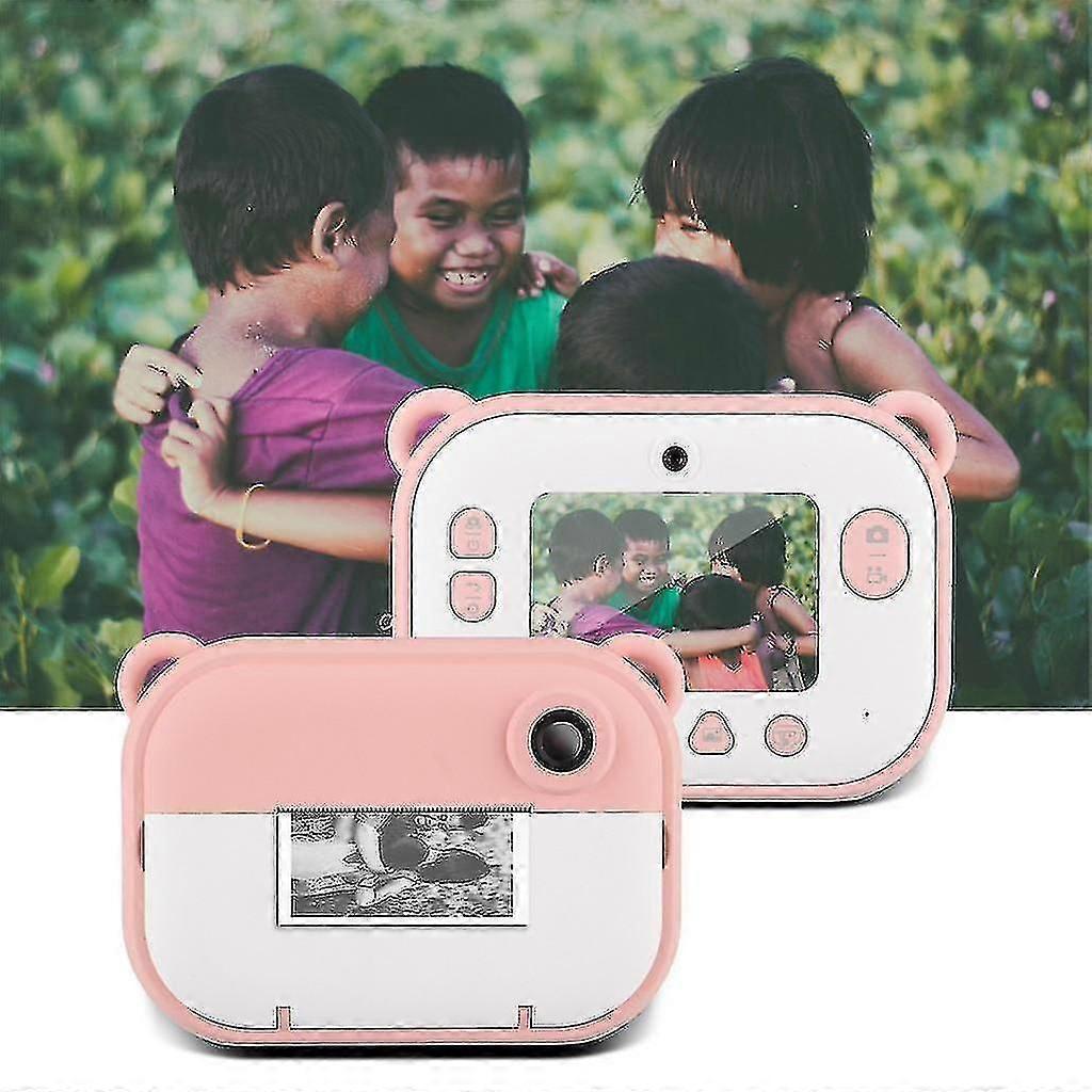 Kids Camera Print Digital Camera 2.4In Ips Display Toys Camera