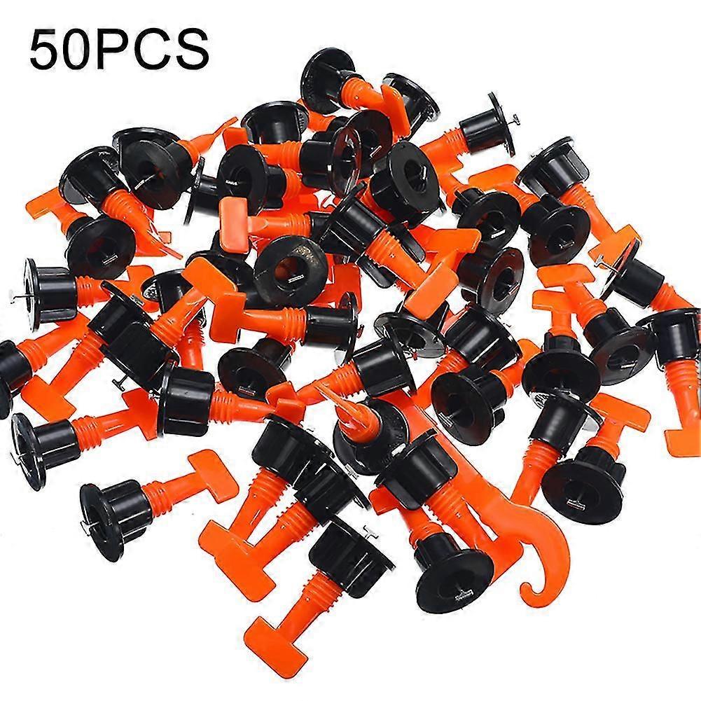 Set of 50 Reusable Tile Leveling Wedges with Wrench - Perfect for Floor and Wall Tile Alignment