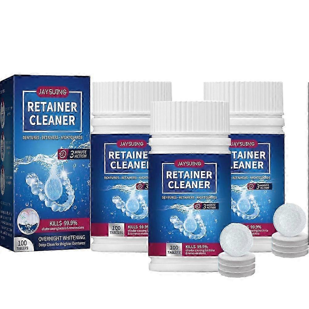 Retainer Cleaner Tablets Effortlessly Seeps Into Pores And Cleanse Them