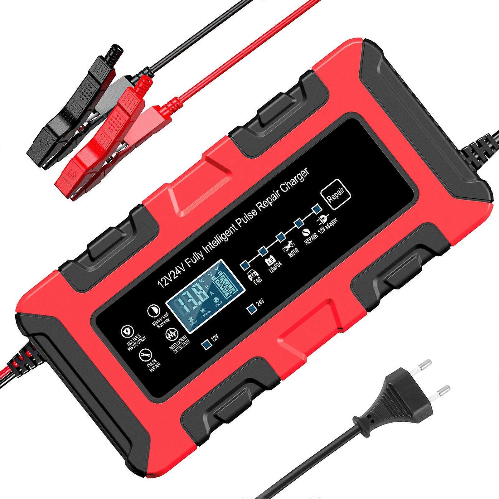 12V 24V Automatic Battery Device Tall Current Output Dense Thin For Automobiles Motorcycles Multicolor