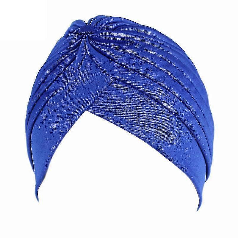 Femmes Solid Turban Hat Head Wrap Beanie Cap Headwear