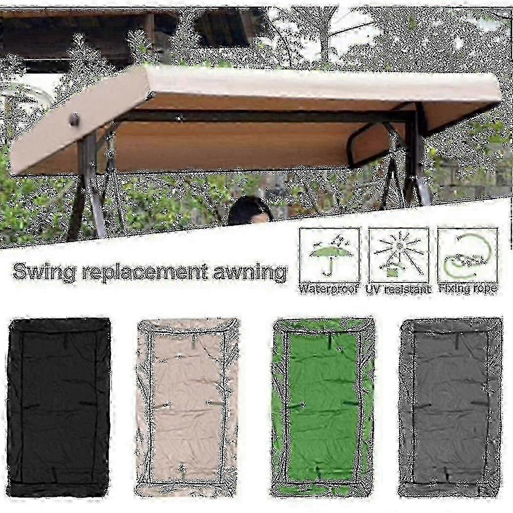 استبدال سقف حديقة سوينغ عالمي أرجوحة للشرفة سوينغ مقعد حديقة كرسي 2 إلى 3 مقاعد 190 × 120 سم