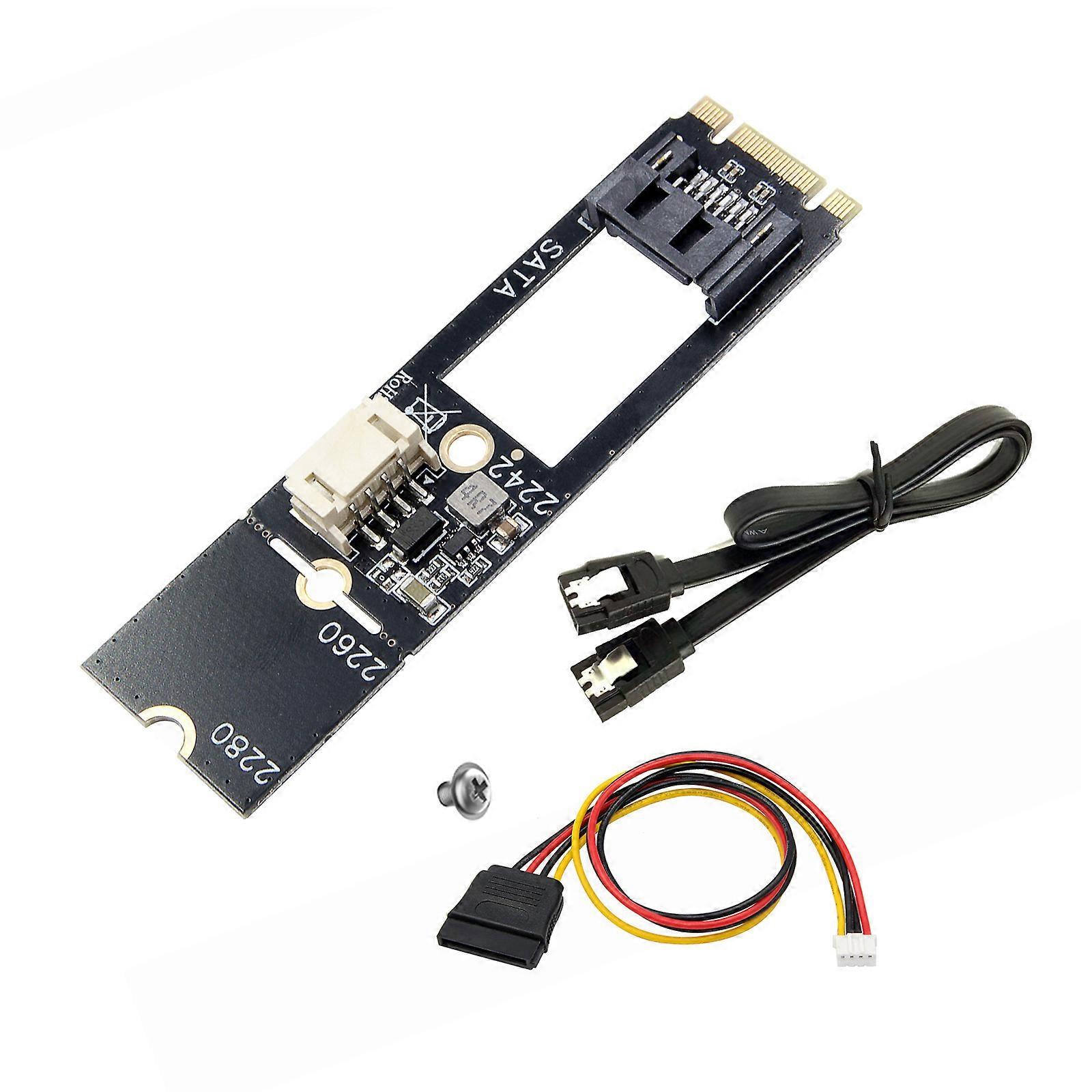 Compactly 7Pin 2.5in Disk Converter Card For M.2 Drive Optimized Heat Dissipation Design Multicolor