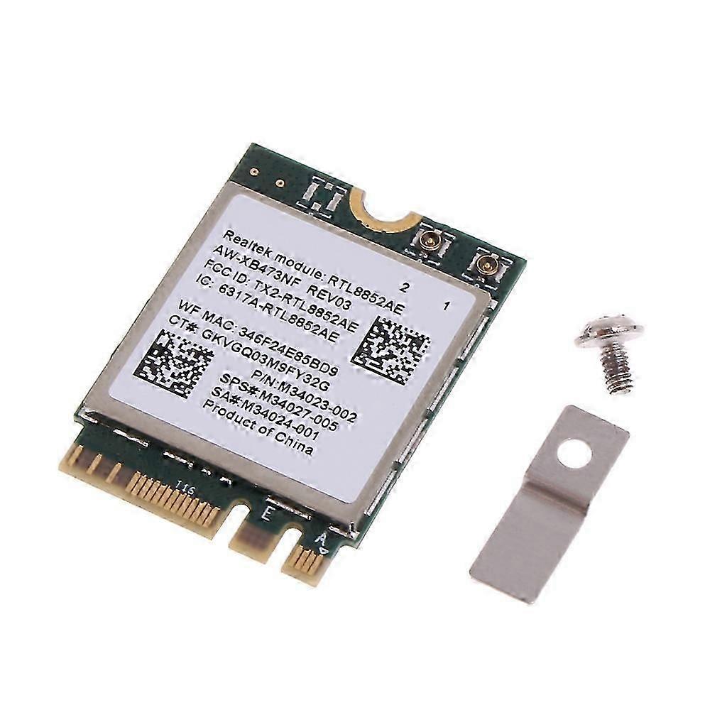 Realtek Module RTL8852AE Wi-Fi 6 Combo Card 802.11ax M.2 5G Wifi Wireless Wlan Card Bluetooth 5.2 for Win 10 11
