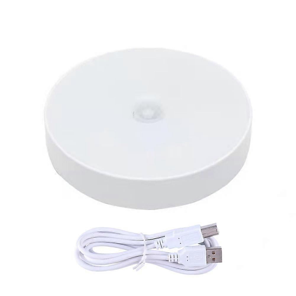 LED Push Button Light USB Rechargeable Wireless Wall Cabinet GX La Night E4E6