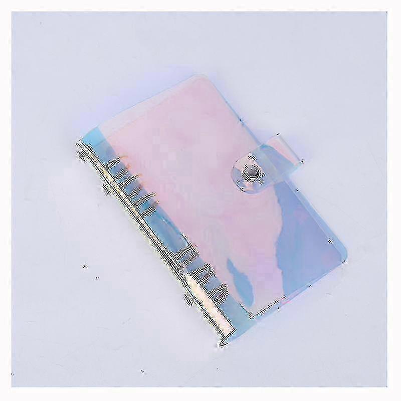 A5 Notebook Binder, Transparent And Colorful, Pvc Notebook, Rain