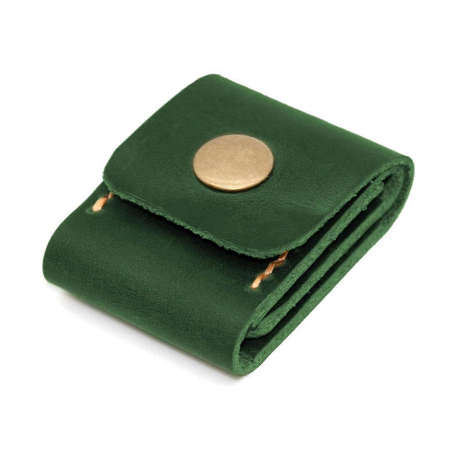 Red plectrum pouch for guitarists with pick storage