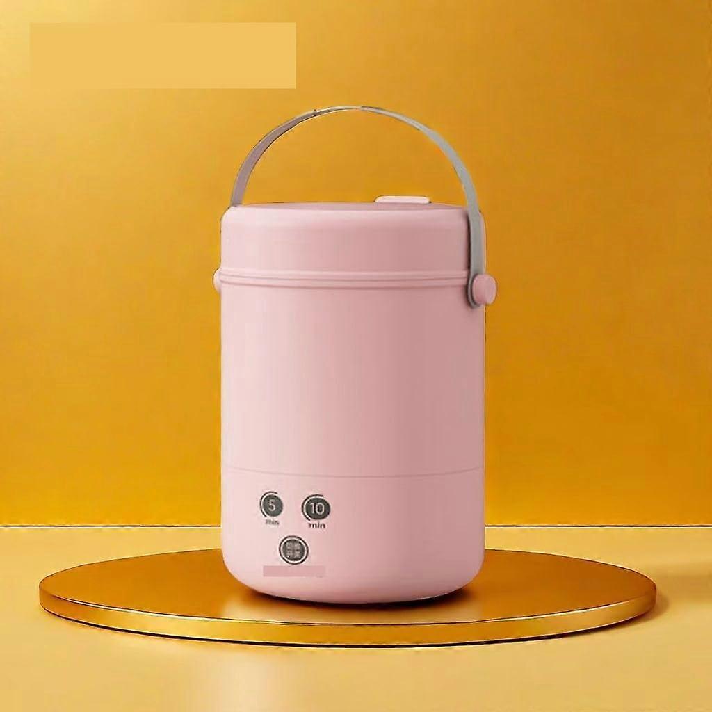 Mini Washing Machine with Blue Light for Underwear and Socks, SemiAutomatic Dorm Use (Pink)