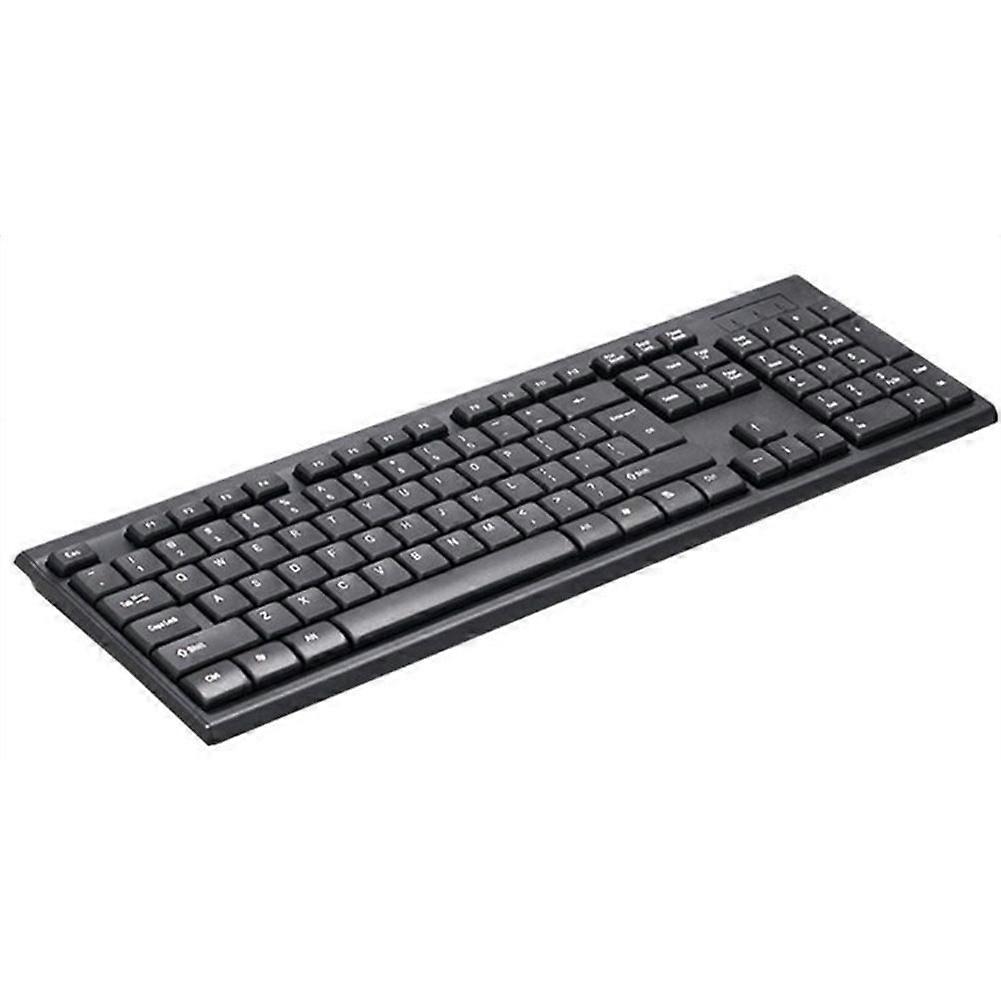 104Keys Splashproof Wired USB Cable Gaming Ergonomic Keyboard For Computer PC