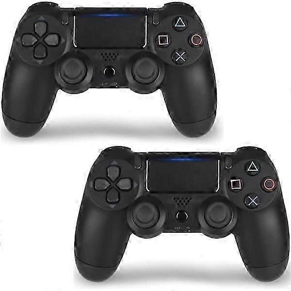 2x controladores inalámbricos PS4 DualShock, negros.
