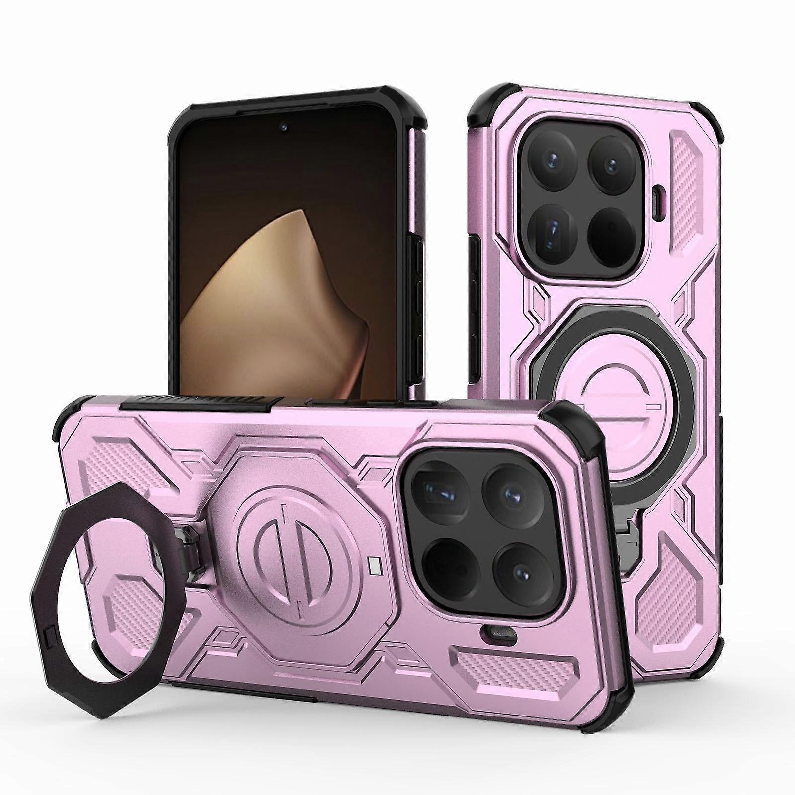 J-20 Solid Color MagSafe Magnetic TPU+PC Phone Case