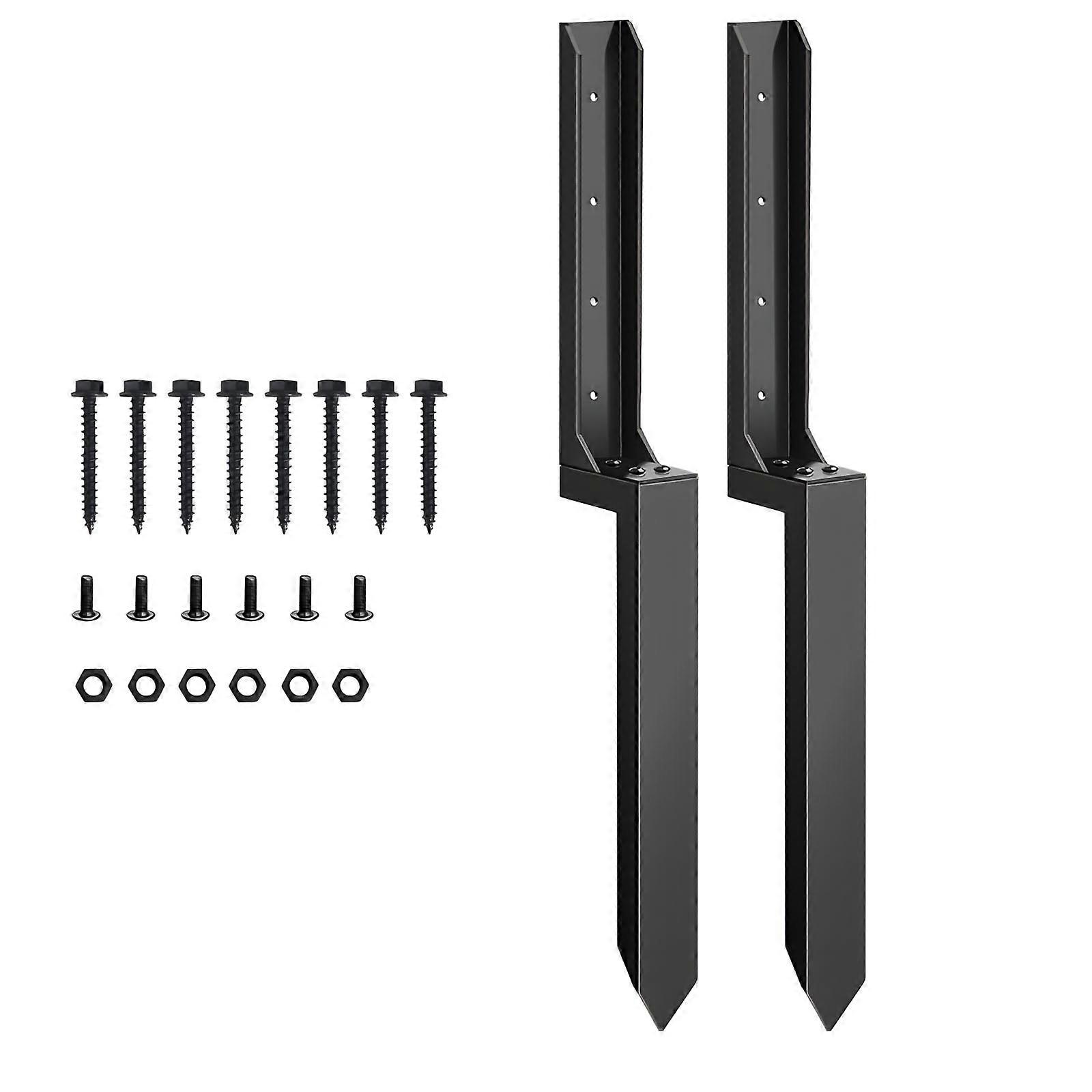 Untarnished Fence Repair Brackets For Oaken Decks Pergolas Gestures Quick Reinforcement Solution Outdoor Border Support Structure Multicolor