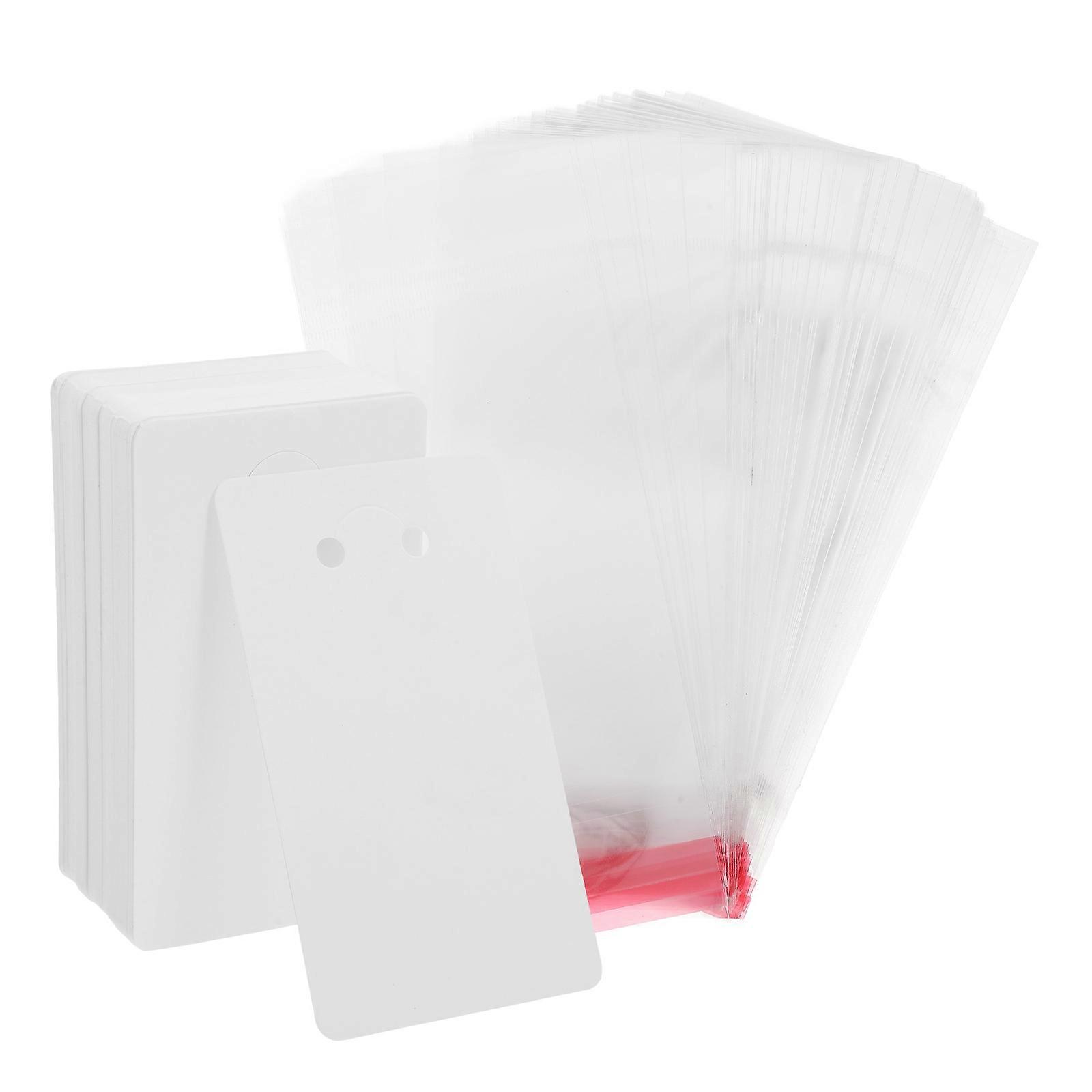 Jewelry Tags for Display with 1Set of Keychain Display Card Paper Holder