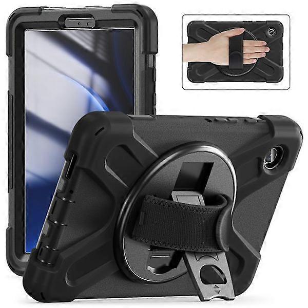 Compatible with Samsung Galaxy Tab A9 Heavy Duty Armor case Black