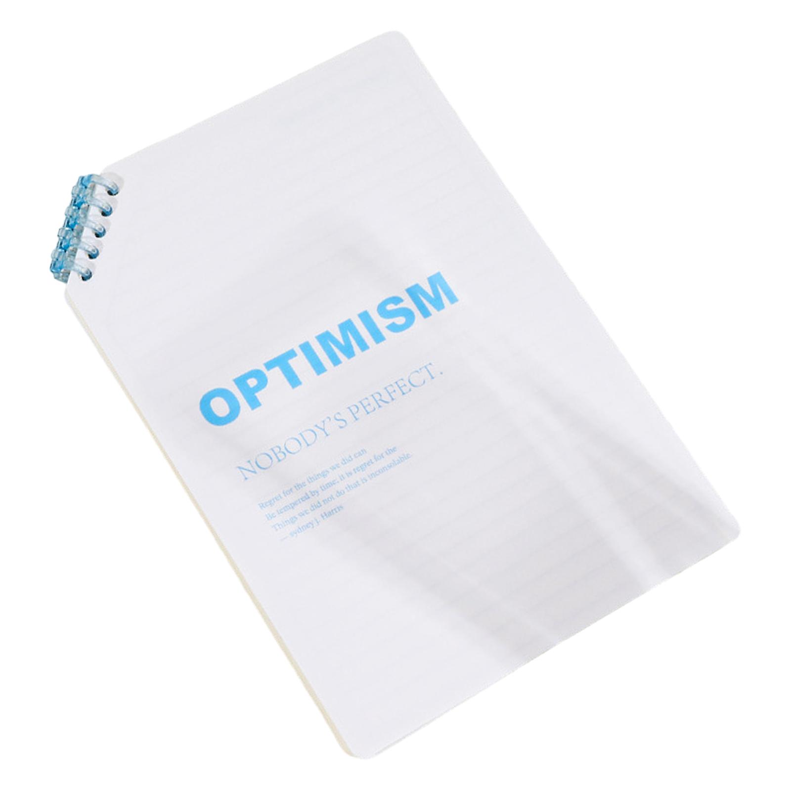 5 Hole Binder Planner Notebook Student Classroom Notebook Binder Journal Notebook for Noting Mind Map Planning Schedules  White