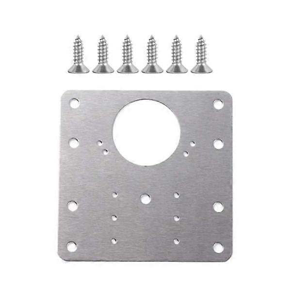 Stainless Steel Hinge Repair Plate Silver