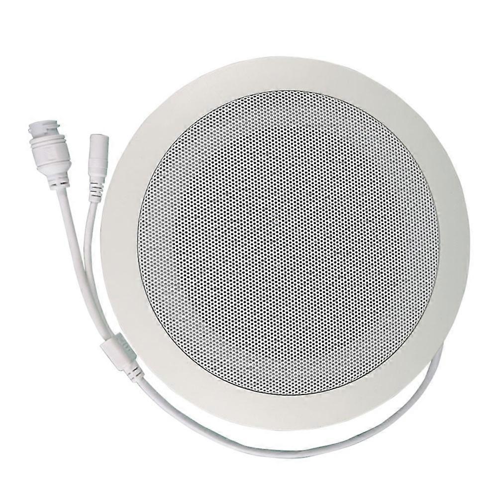 10W Network IP Public Address System Audio ABS Ceiling Speaker POE or DC12V