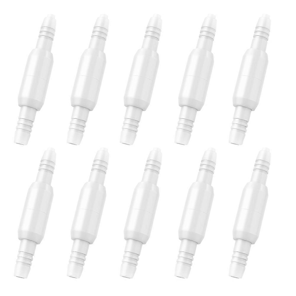 Oxygen Tubing Swivel Connectors,360-Degree Rotatable Oxygen Tube Connectors, Oxygen Connector Avoid Tangles 10PCS