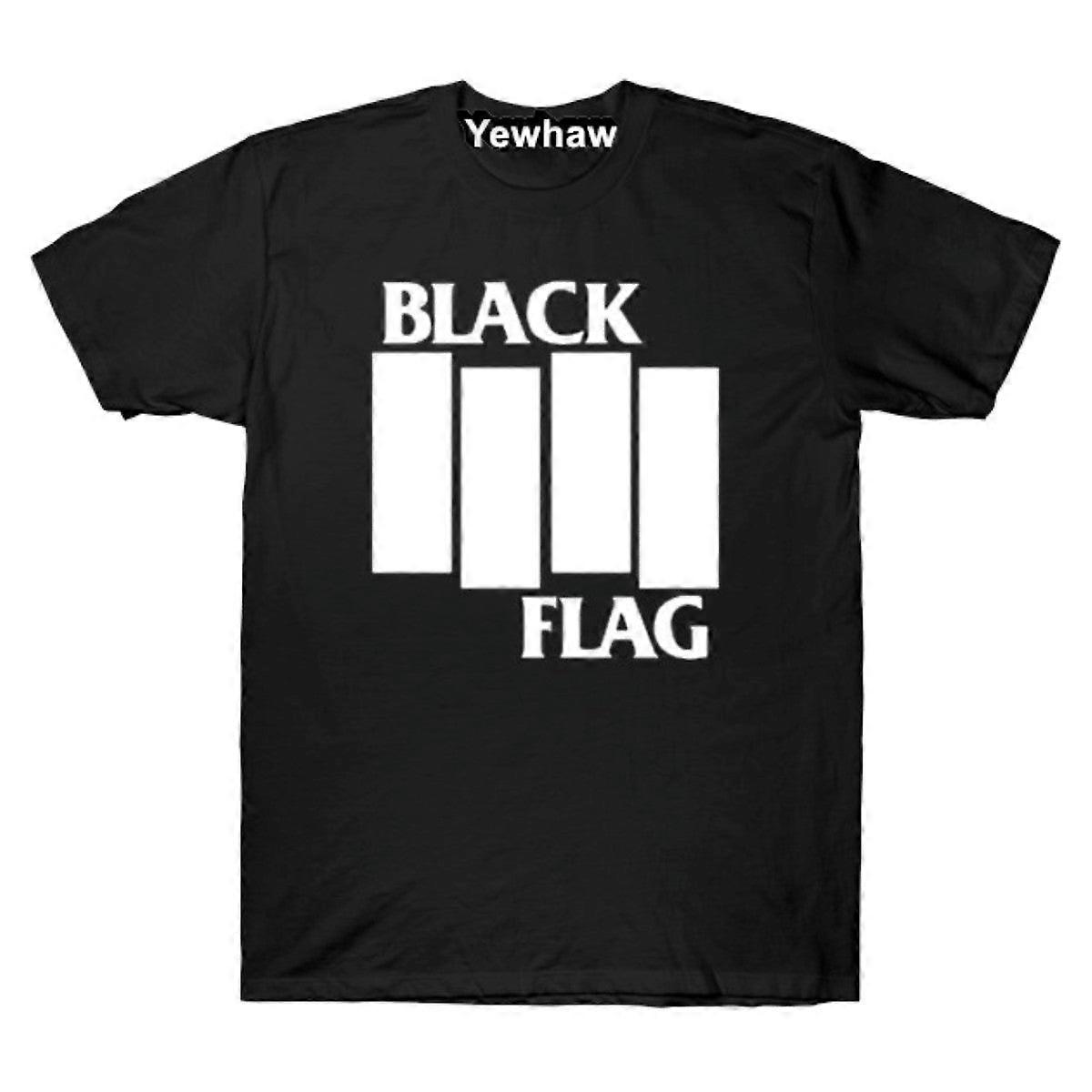 Black Flag: White T-shirt