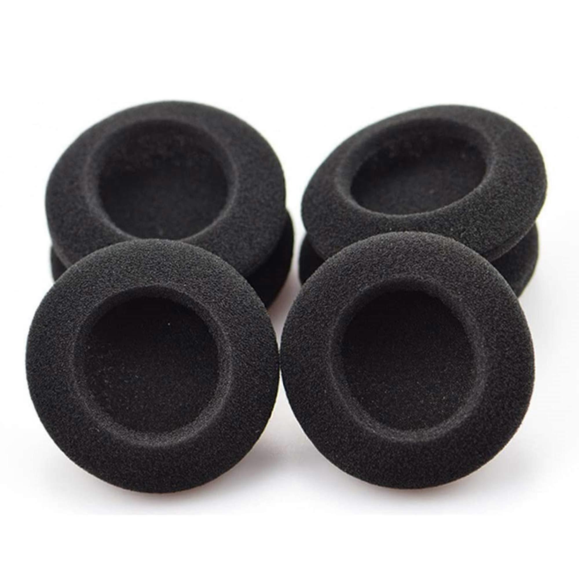 80mm Headphone Earpads Soft Foam Replacement Ear Cushions for Comfortable Listening 4 Pack
