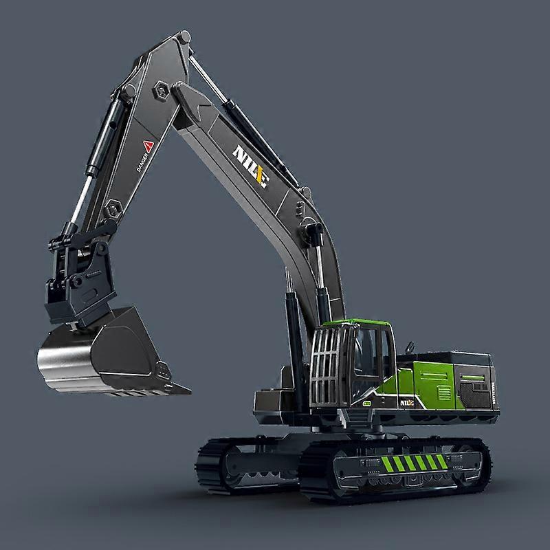 V��hicule d'ing��nierie moul�� sous pression pour enfants, EbBulldozer, mod��le de voiture, simulation, t��te en alliage, camion pare-chocs, grue