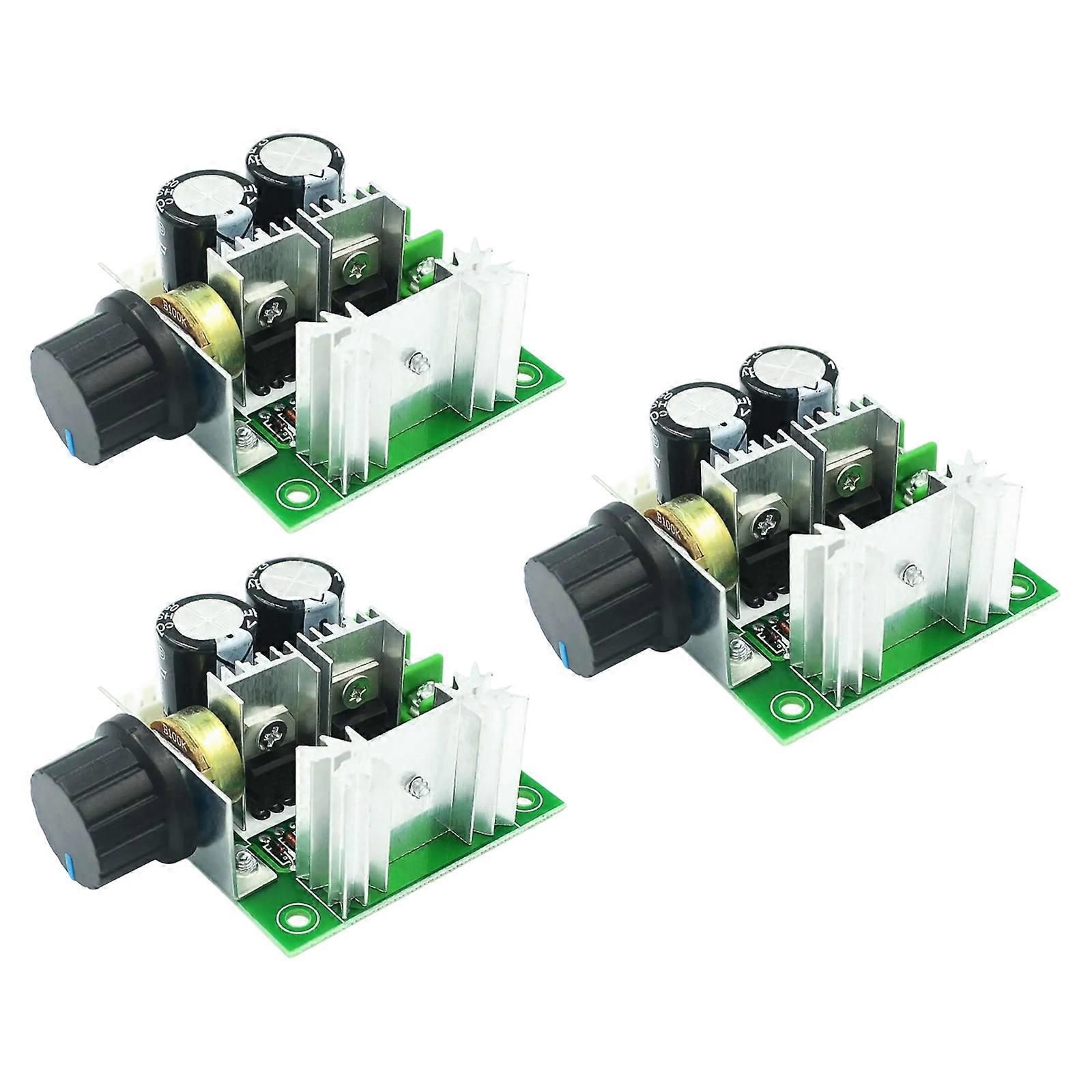 High Current 10A PWM Speed Control Module for Smooth Variable Speed Operation in 12V to 40V Systems Multicolor