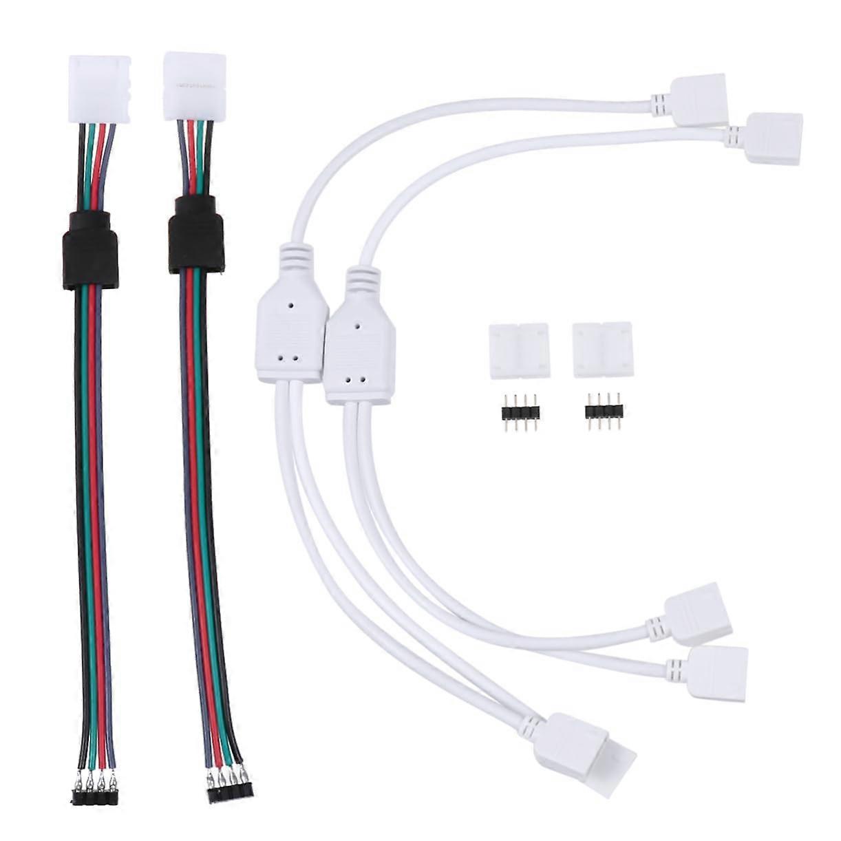 LED Strip Connector Tool PVC and Metal RGB Light Strip Cable for Quick Secure Installation