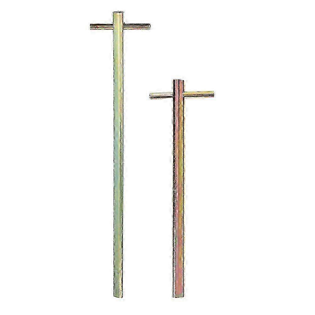 2pcs Elevator Door Keys Universal Elevator Key Elevator Drop Key Triangular Lift Key for Commercial Elevator Access Maintenance Accessories 