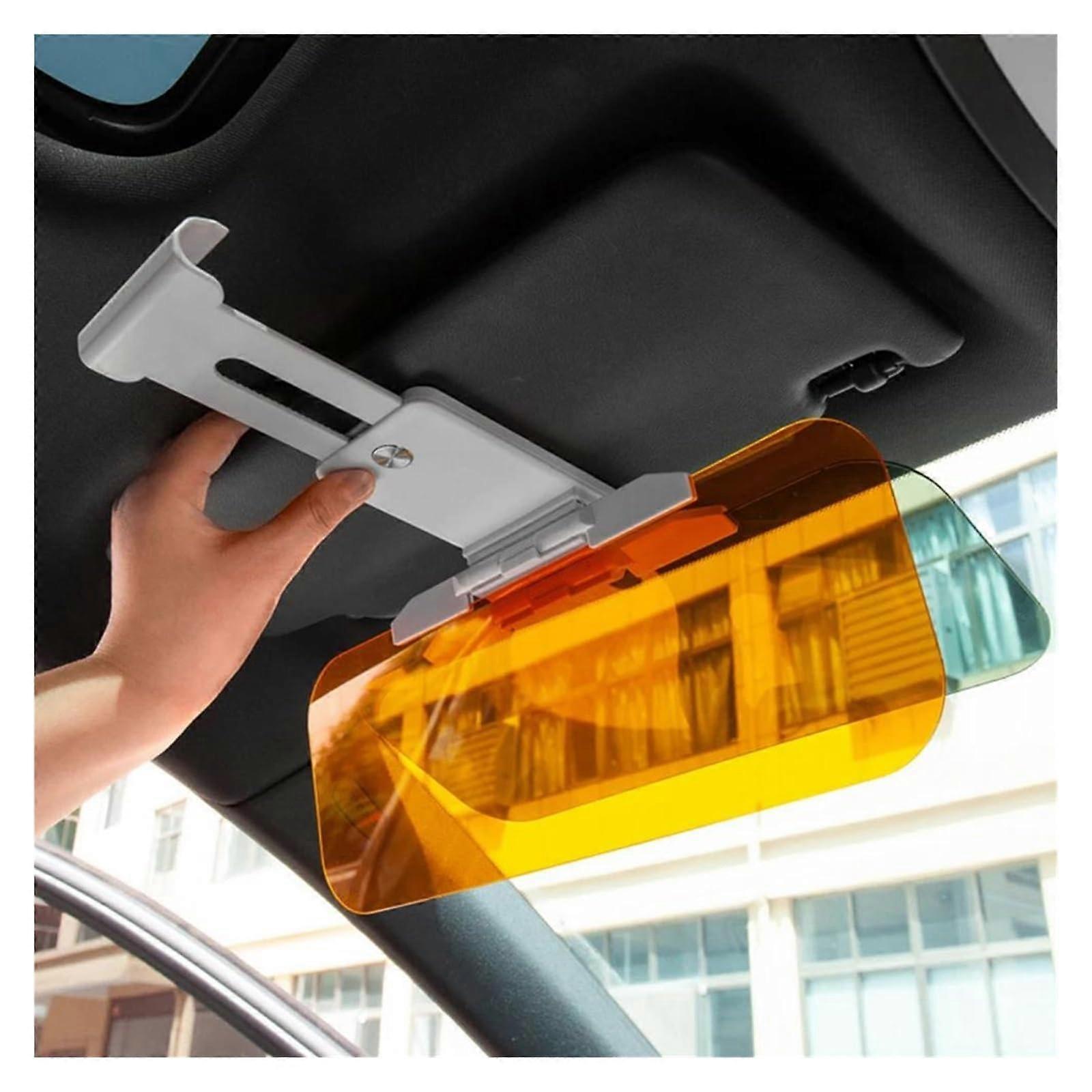 Car Sun Visor Extender with AntiGlare Polarized Lens and UV Blocking Foldable Windshield Sunshade