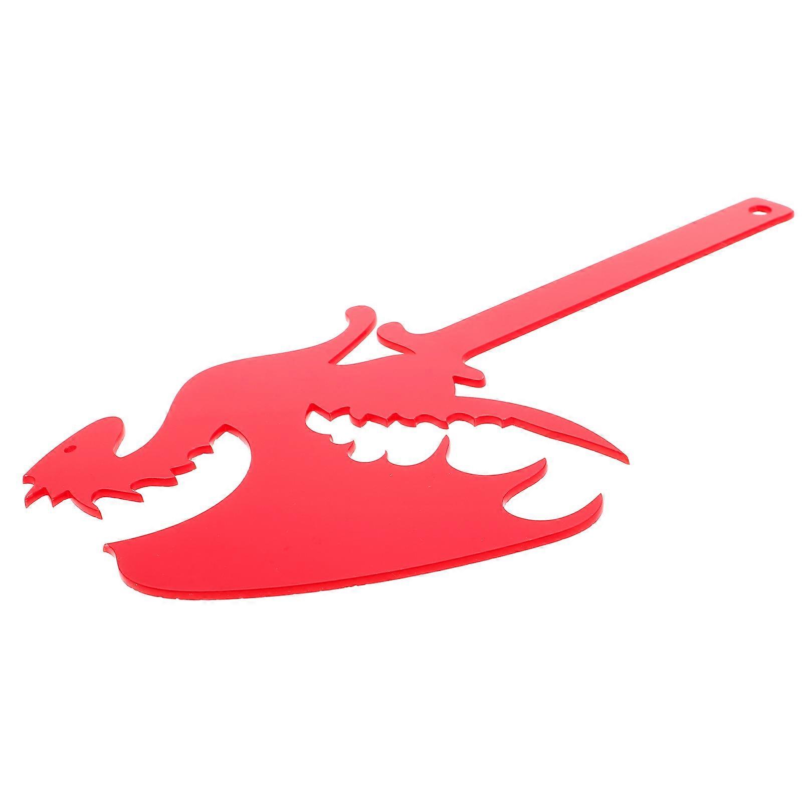 Red Acrylic Mailbox Flag Replacement Flag for Outdoor Decor