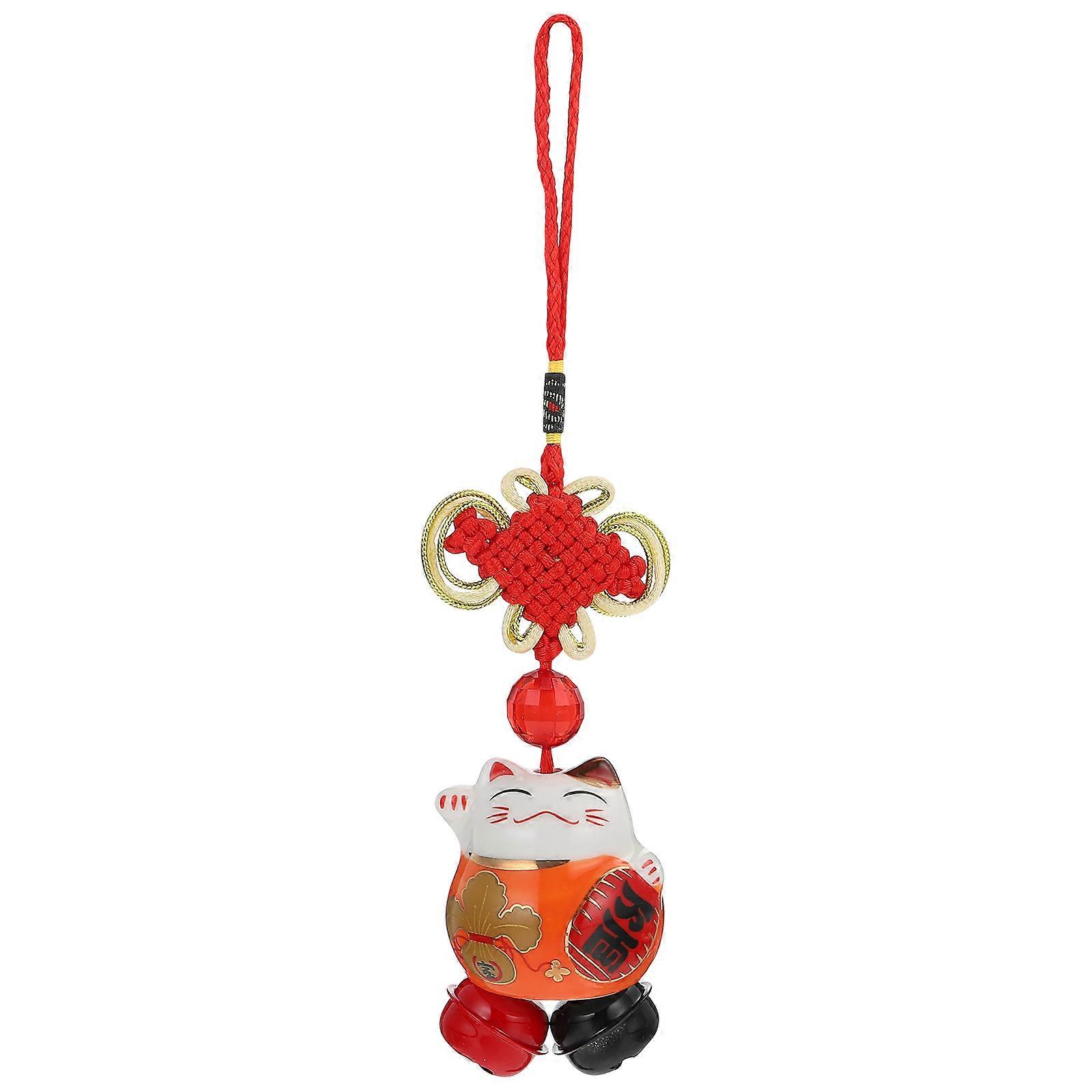 Car Interior Hanging Pendant with Lucky Cat 1Pcs