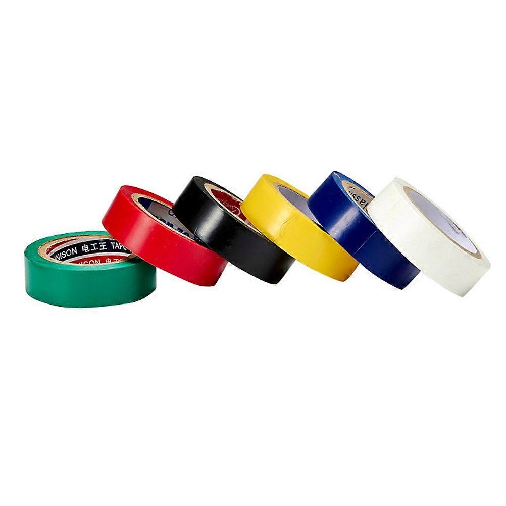 PVC Electrical Tape Adhesion for Insulation 6Pcs Assorted