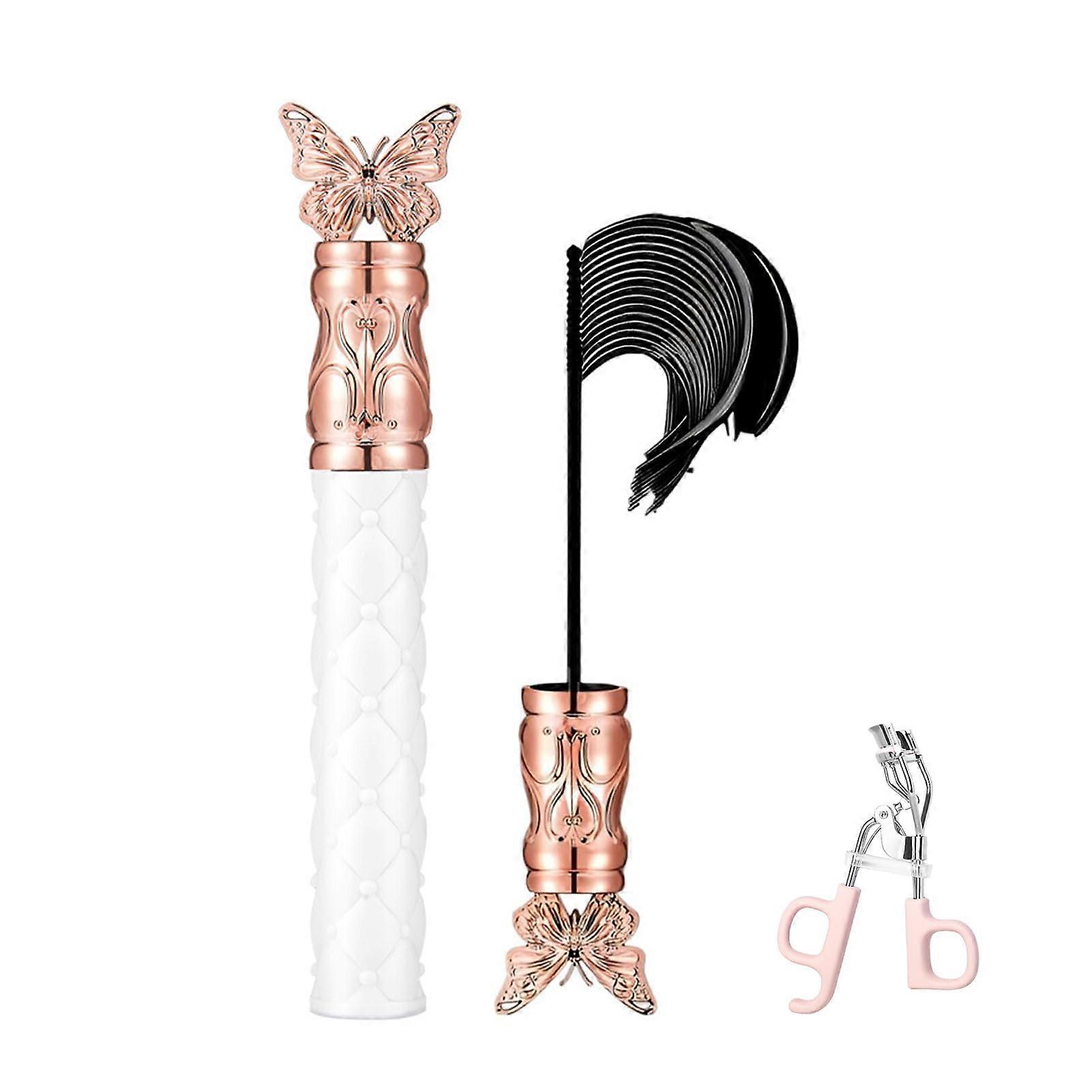 Waterproof Long Lasting Mascara with Curling and Volumizing Effect, Sweatproof Smudge Proof 1 Pc