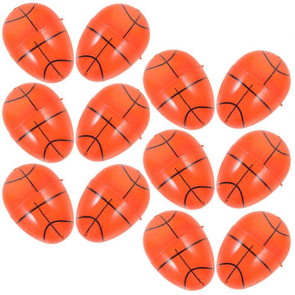 Fillable Plastic Easter Eggs Chocolate Sports Ball 60Pcs for Easter