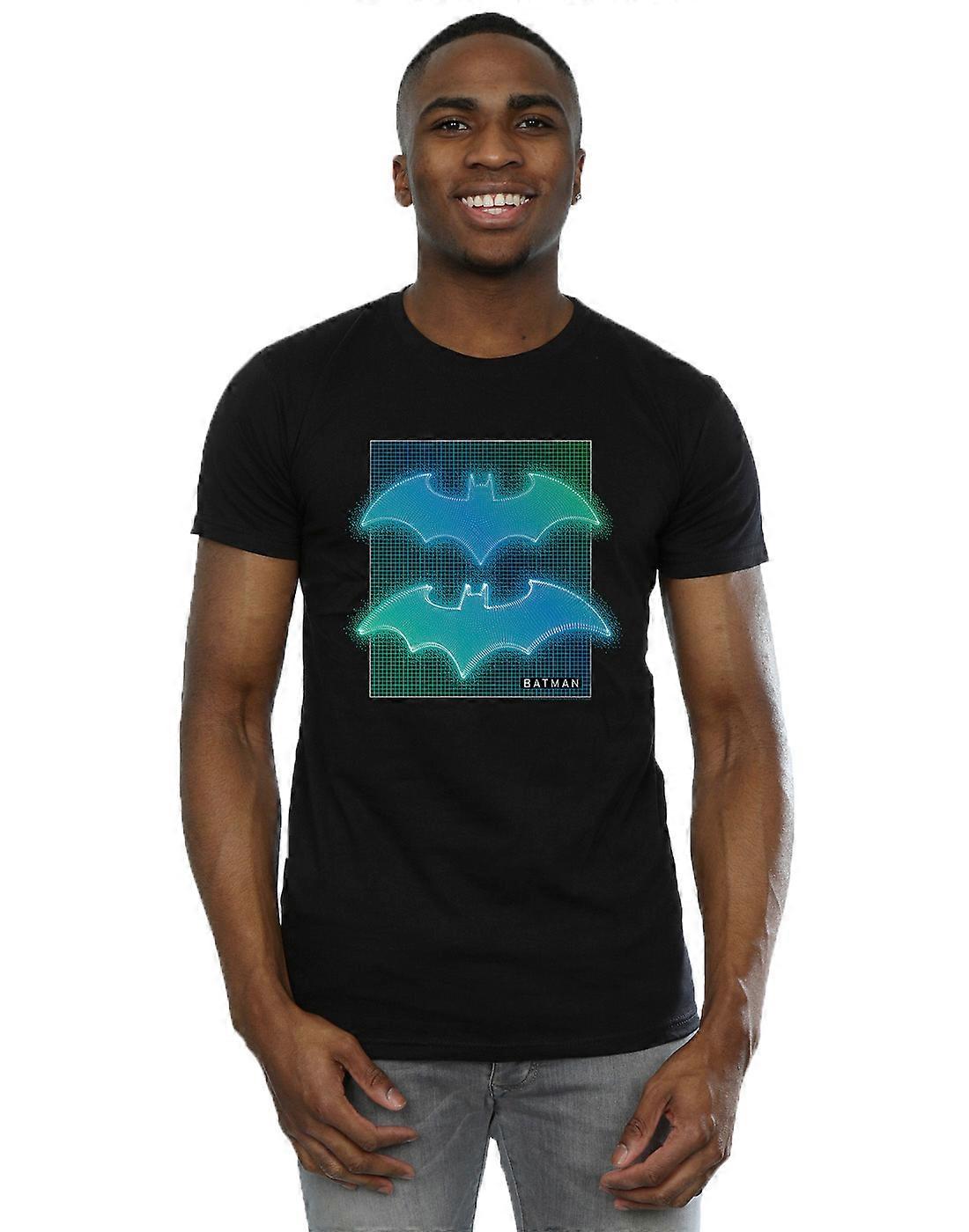 DC Comics menn Batman Grid Gradient T-skjorte