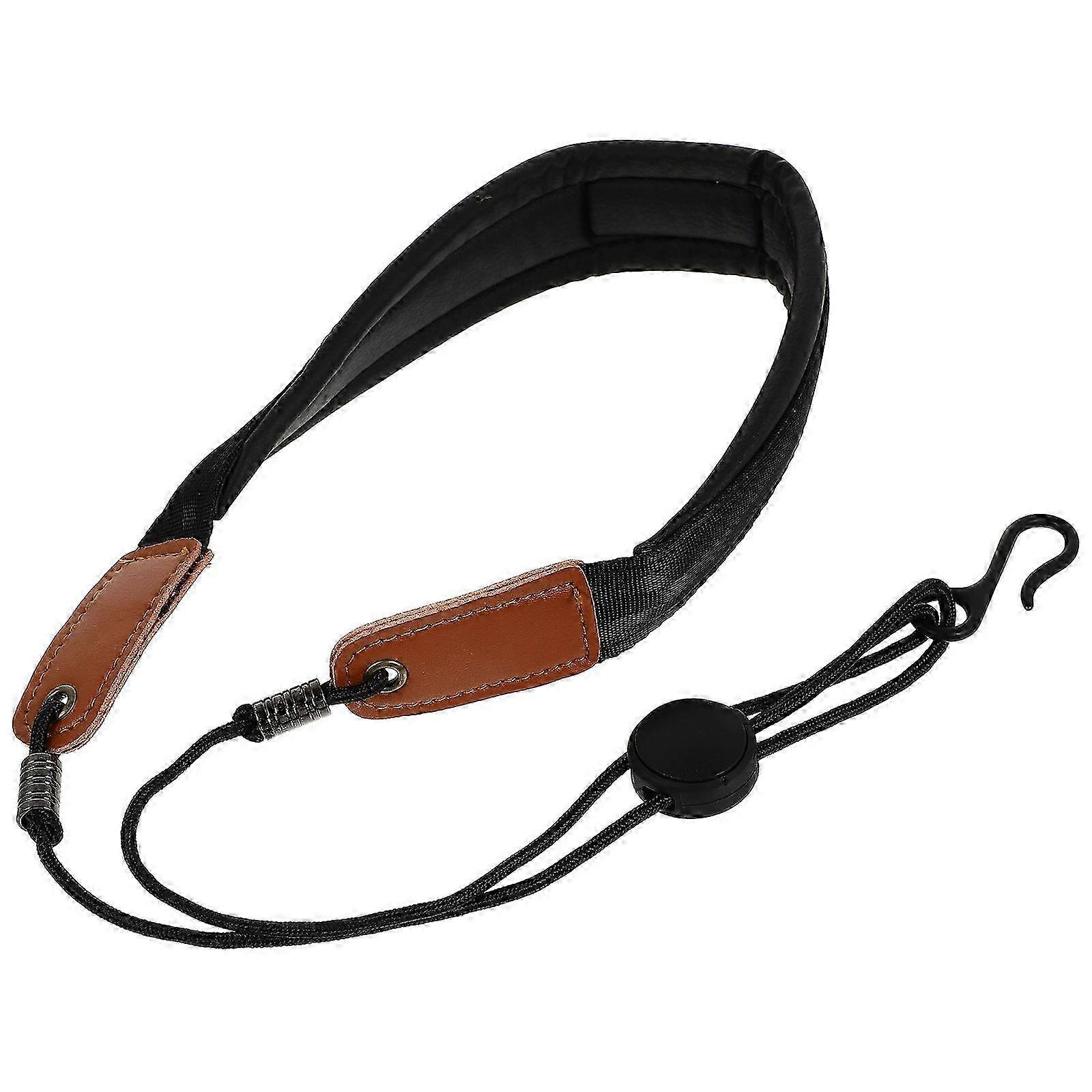 Saxophone Neck Strap Black for Playing Comfortable 3Pcs Belt