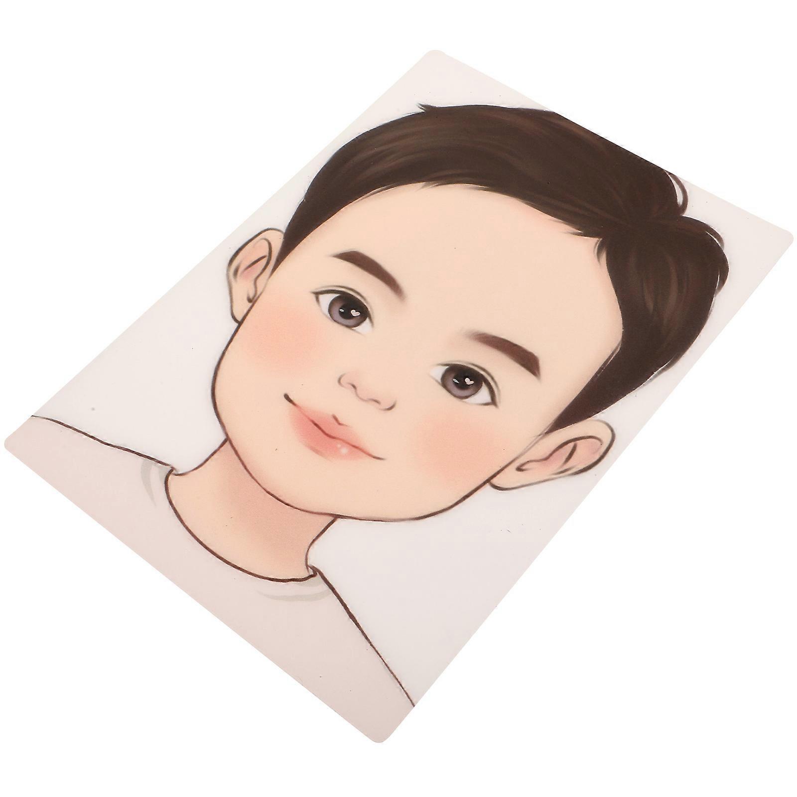 Face Painting Practice Board Face Paint Board for Reusable Use 2Pcs