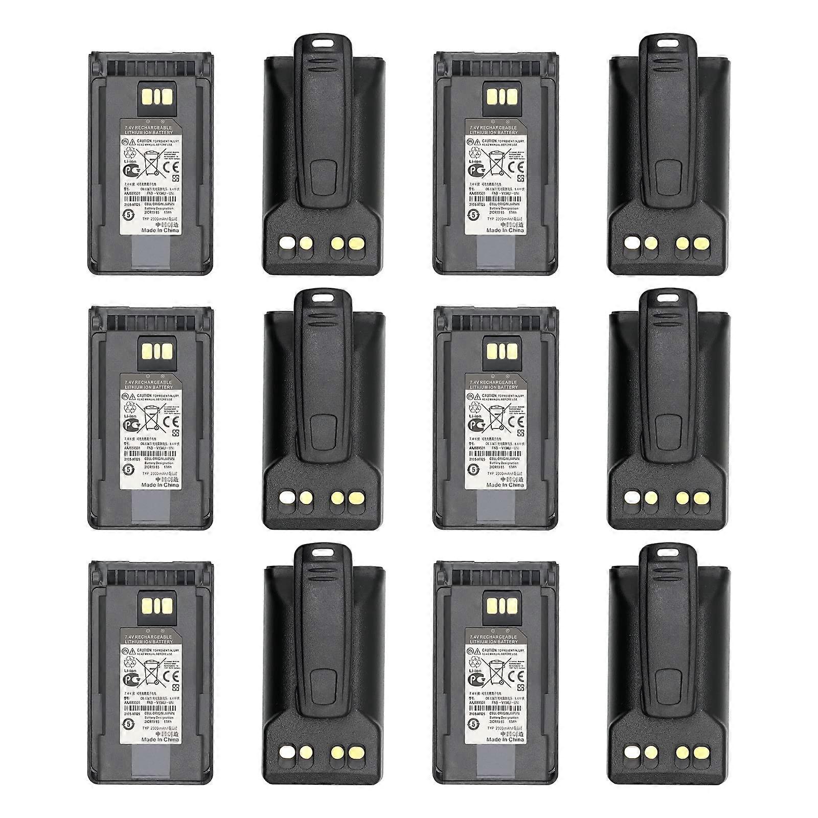 FNBV134 Replacement Battery Pack 12Pack for Vertex Standard EVX531 VX451 LongLasting Life