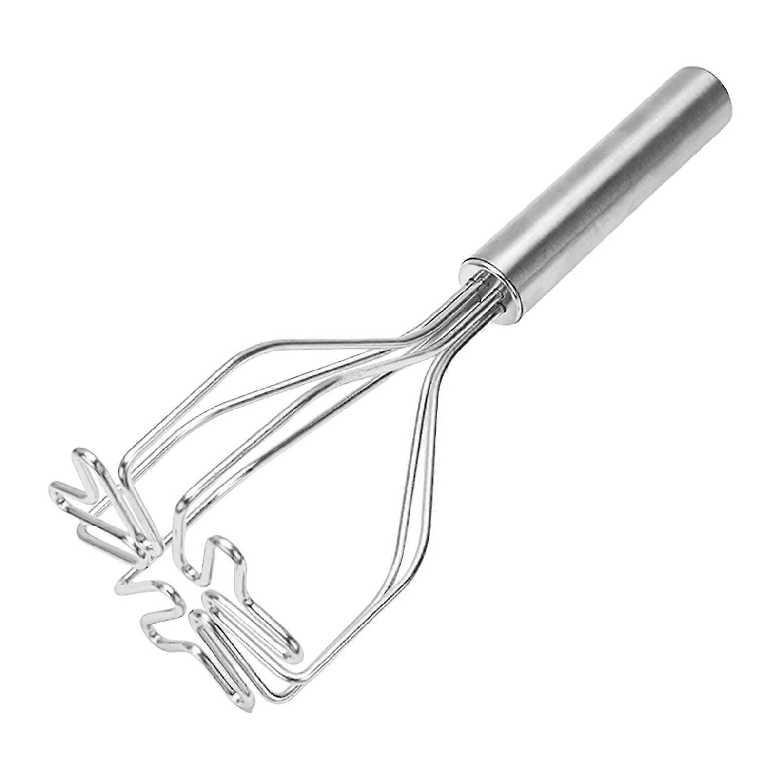 Stainless Steel Potato Masher with Ergonomic Handle for Efficient Vegetable Mashing