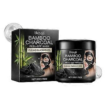 Bamboo Charcoal Peel-Off Face Mask  Deep Cleansing Blackhead Remover | Unclogs Pores, Reduces Acne & Dirt | Pore Shrinking & Oil Control | Suitable fo