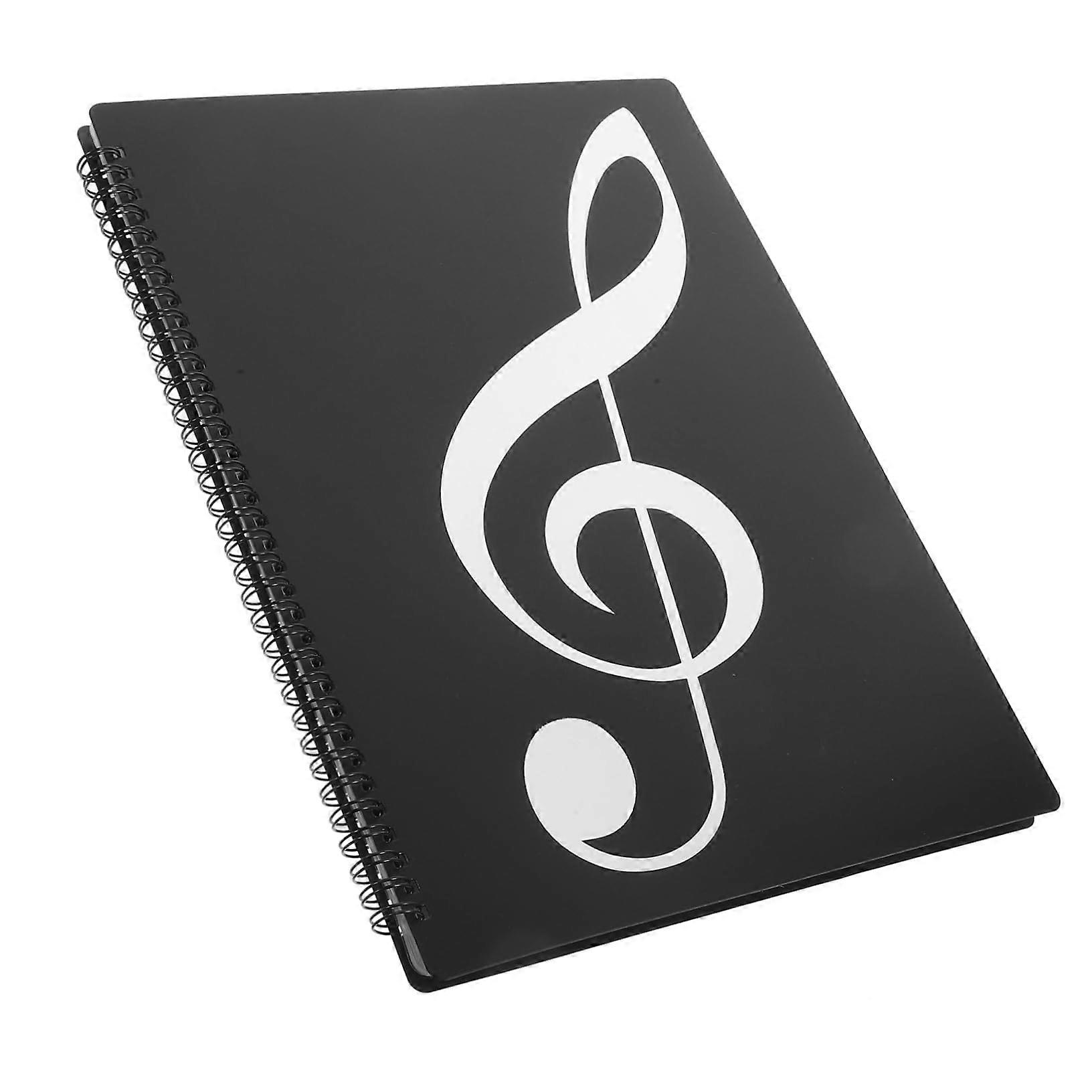 Sheet Music Folder with Quick Access Compartments, Durable A4 Music Score Organizer for Musicians