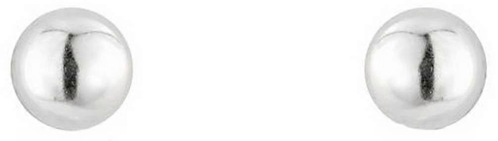 Mark Milton Small Ball Stud Earrings - White Gold