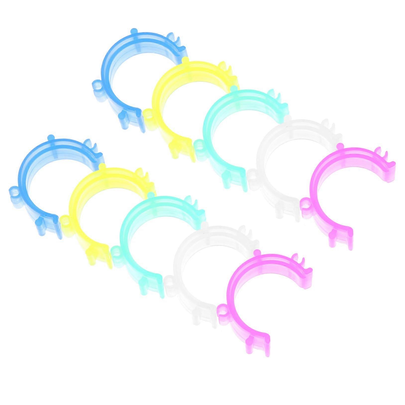 125pcs Plastic Bobbin Clips and Sewing Thread Spool Holder Set for Brother Machines Thread Storage